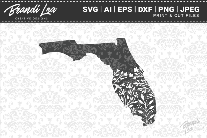 florida-floral-state-map-svg-cutting-files