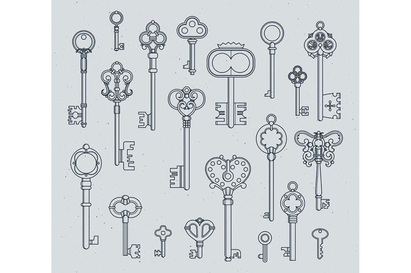 antique-keys-set