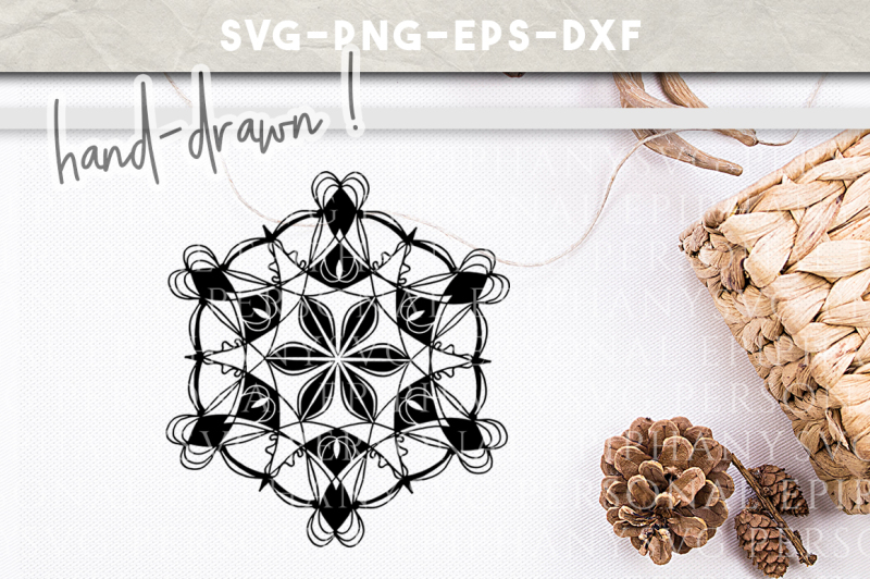 mandala-clip-art-svg-hand-drawn-dxf-eps-png-cut-file