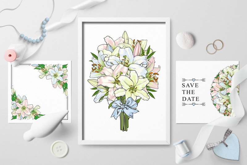 lily-bouquet-and-wedding-design
