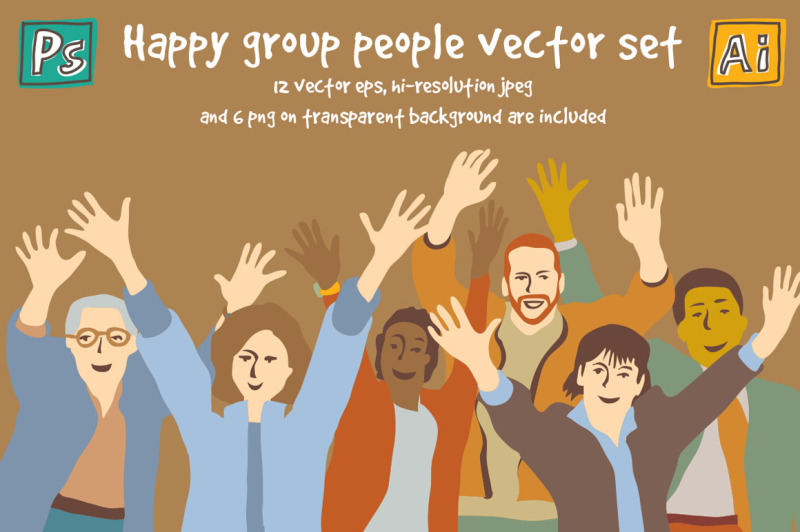 happy-group-people-vector-set