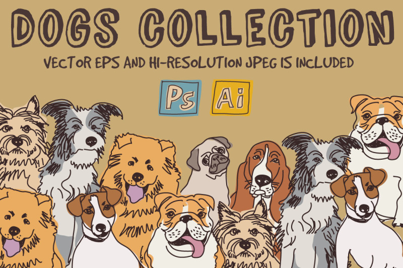 dogs-vector-collection