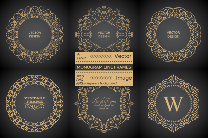monogram-line-vintage-frames