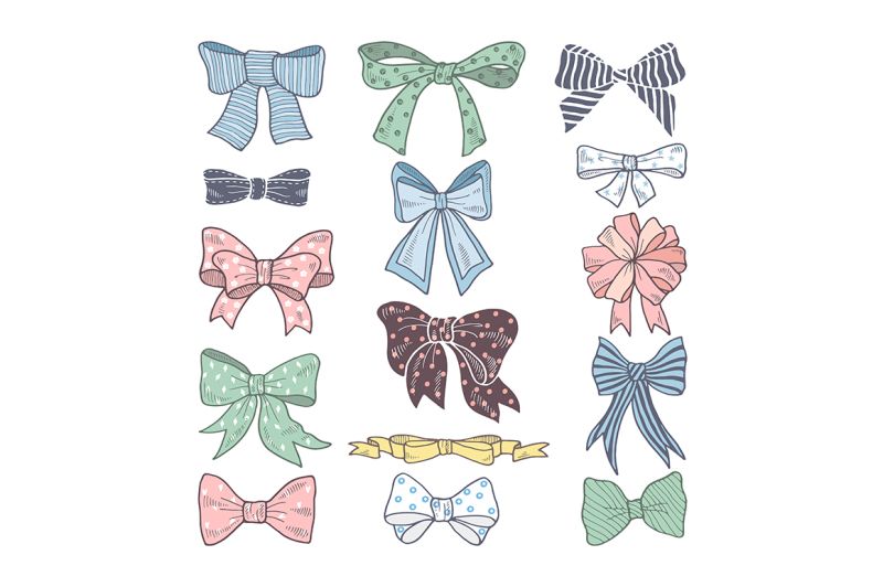 retro-bows-beauty-kit-of-woman-accessories