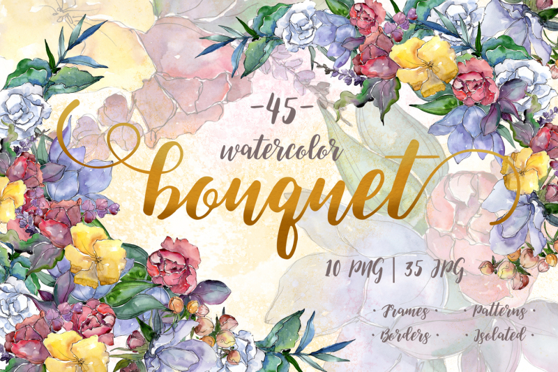 watercolor-bouquet-png-flower-set