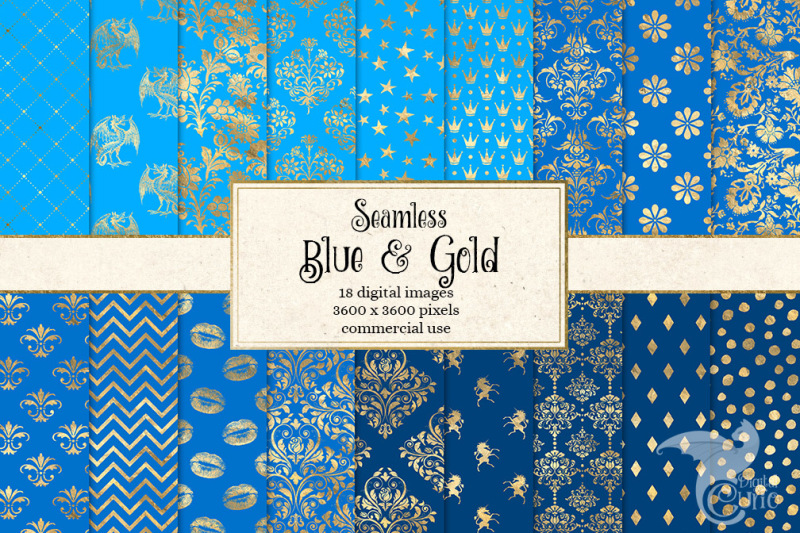 blue-and-gold-digital-paper