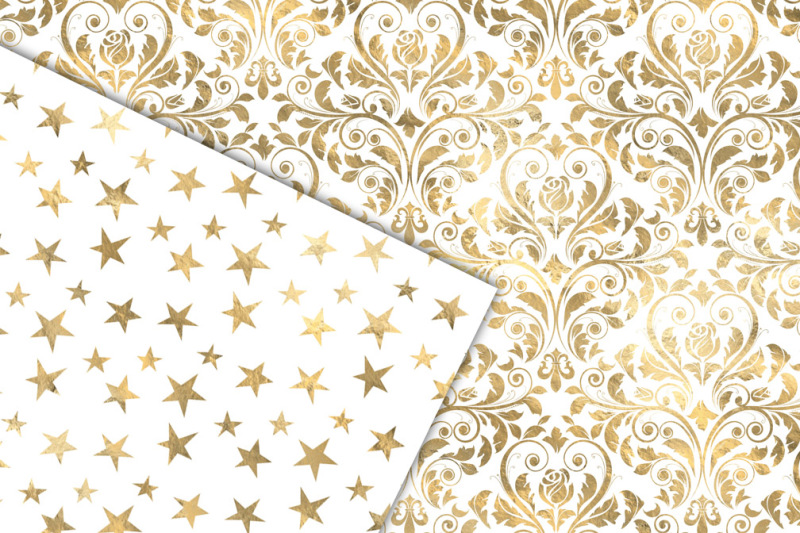 gold-and-white-digital-paper