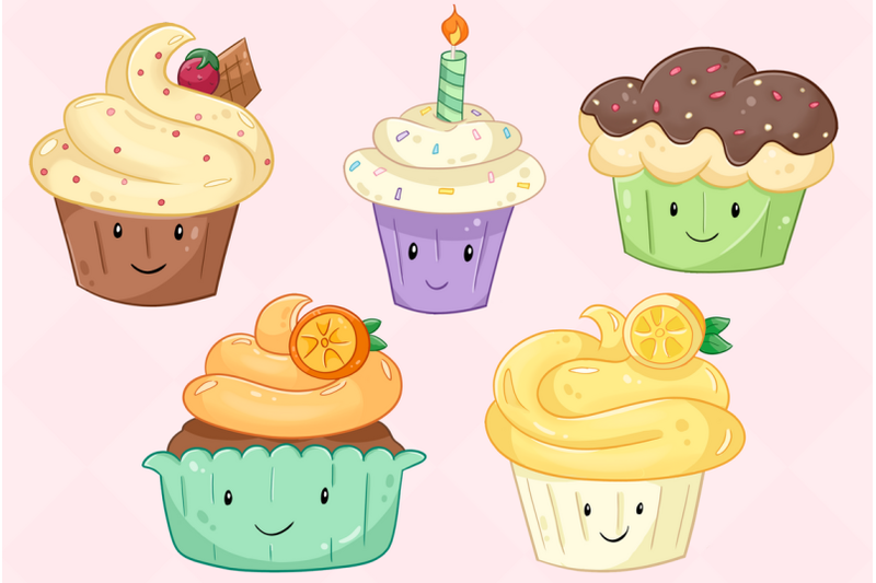 kawaii-cupcakes
