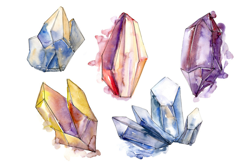 cool-crystals-png-watercolor-set