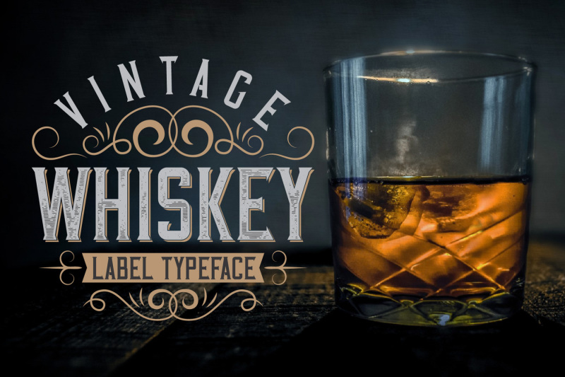 vintage-whiskey-typeface