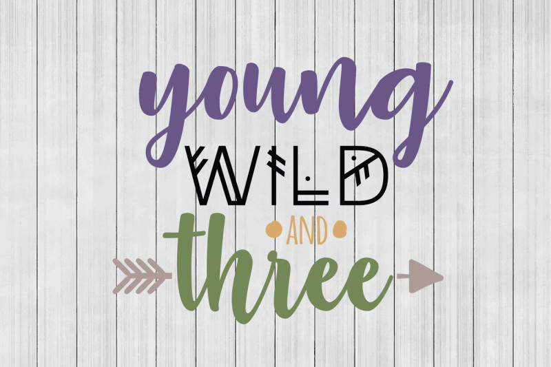 young-wild-and-three-svg-third-birthday-svg-dxf-file-cuttable-file