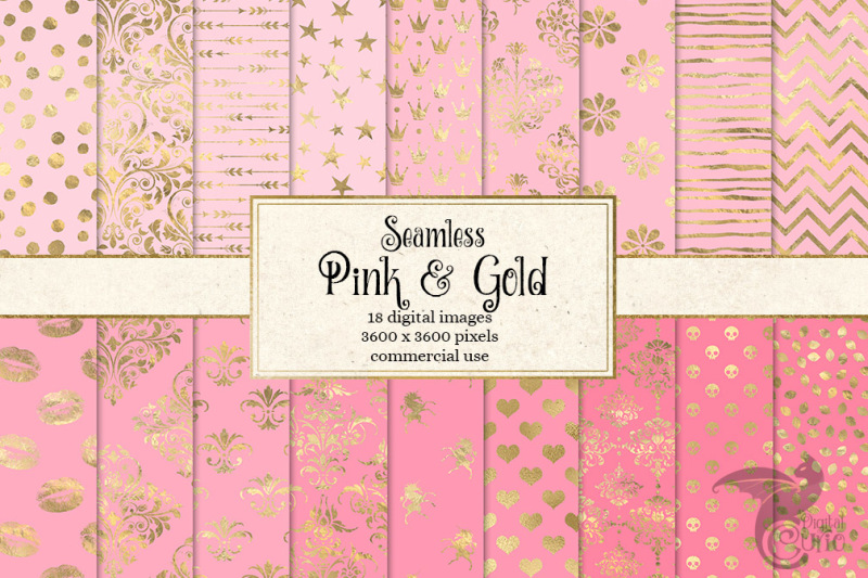 pink-and-gold-digital-paper