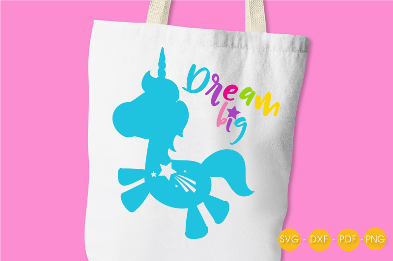 Download Dream big unicorn SVG, PNG, EPS, DXF, cut file By ...