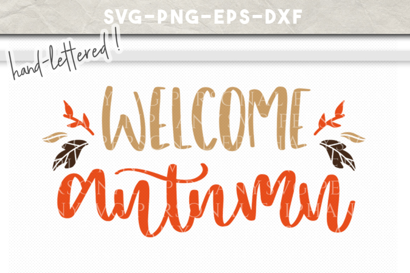 welcome-autumn-hand-lettered-svg-dxf-eps-png-cut-file