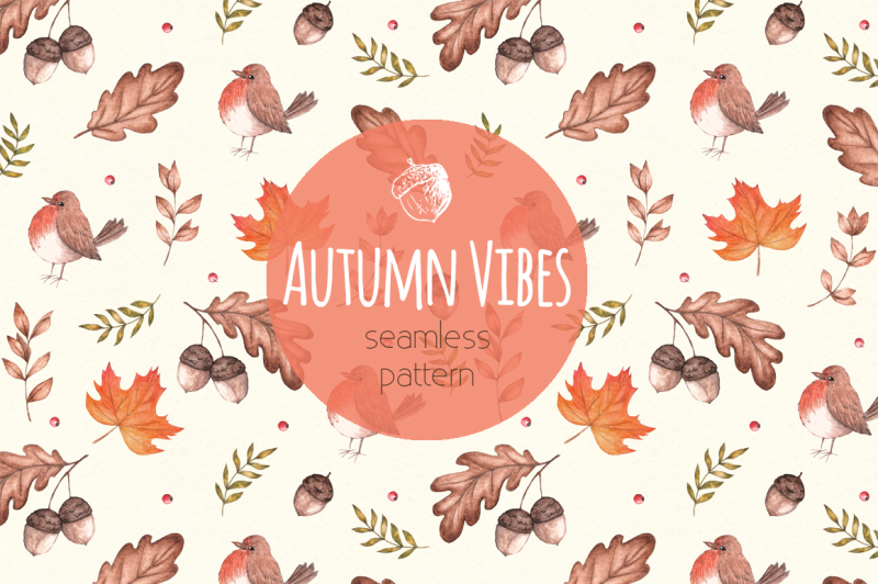 autumn-vibes-watercolor-seamless-pattern