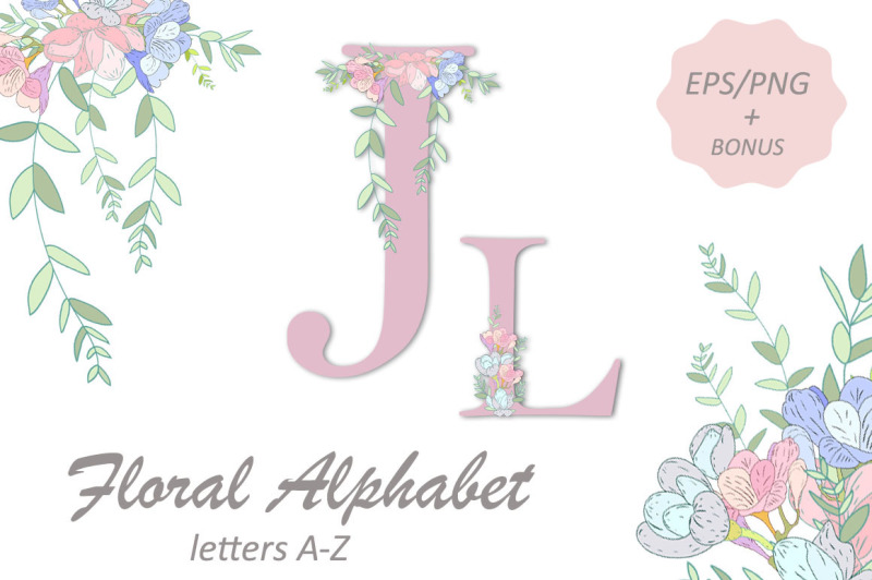 floral-alphabet