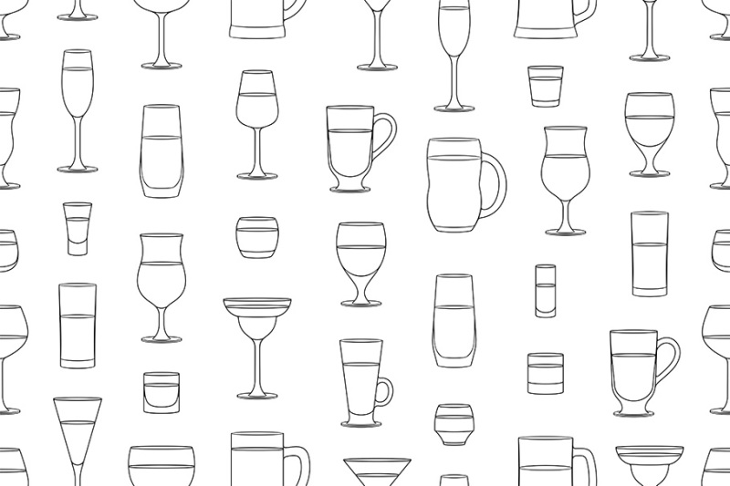 pattern-with-drinks-glasses