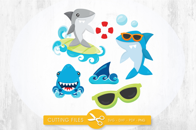 summer-sharks-svg-png-eps-dxf-cut-file