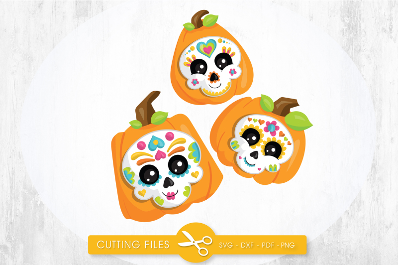 sugar-skull-pumpkins-svg-png-eps-dxf-cut-file