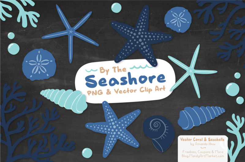 seashore-shells-and-coral-clipart-in-oceana