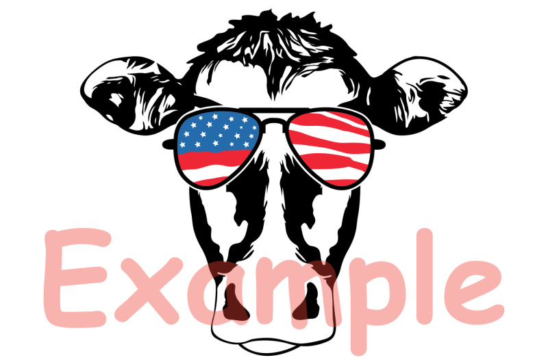 cow-usa-flag-glasses-silhouette-svg-cowboy-western-4th-july-farm-865s