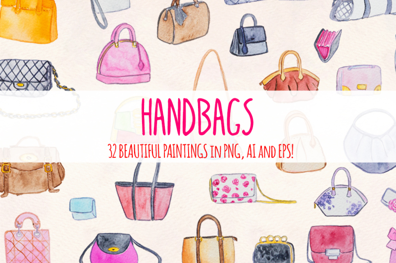 32-womens-handbags-purses-watercolor-vector-graphics