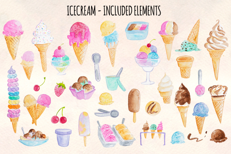 37-icecreams-summer-watercolor-graphics-kit