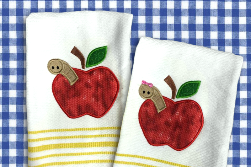 apple-with-worms-applique-embroidery