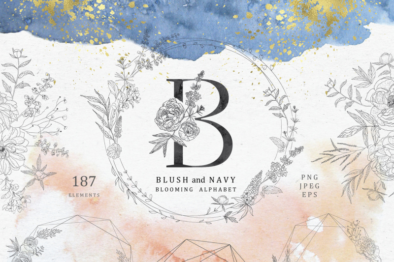 blush-and-navy-blooming-alphabet
