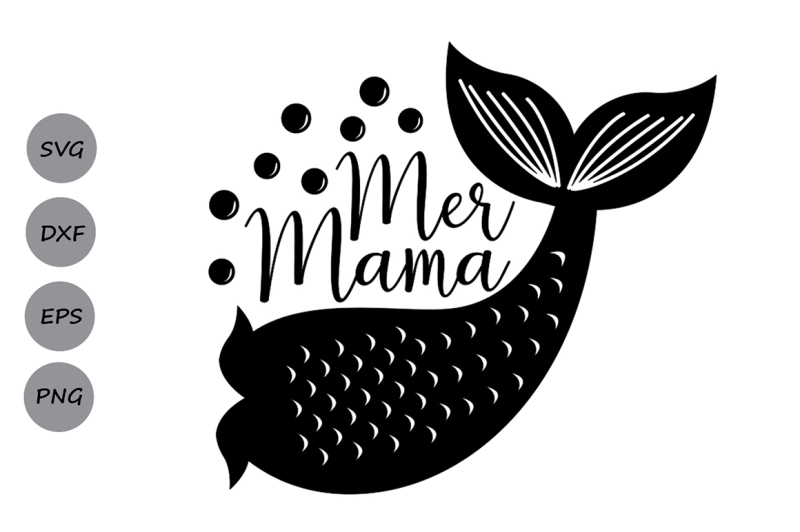 Download Mer Mama SVG, Mermaid SVG, Summer SVG, Beach Svg, Summer ...