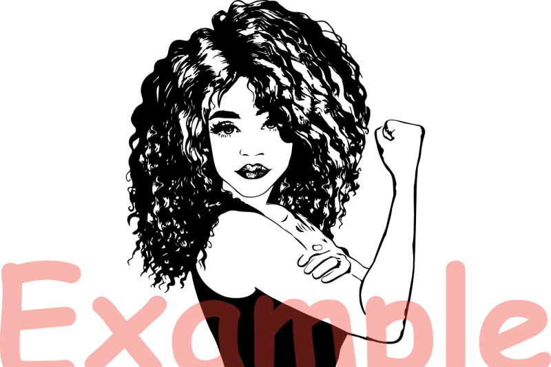 girl-power-silhouette-svg-afro-youth-women-black-woman-867s