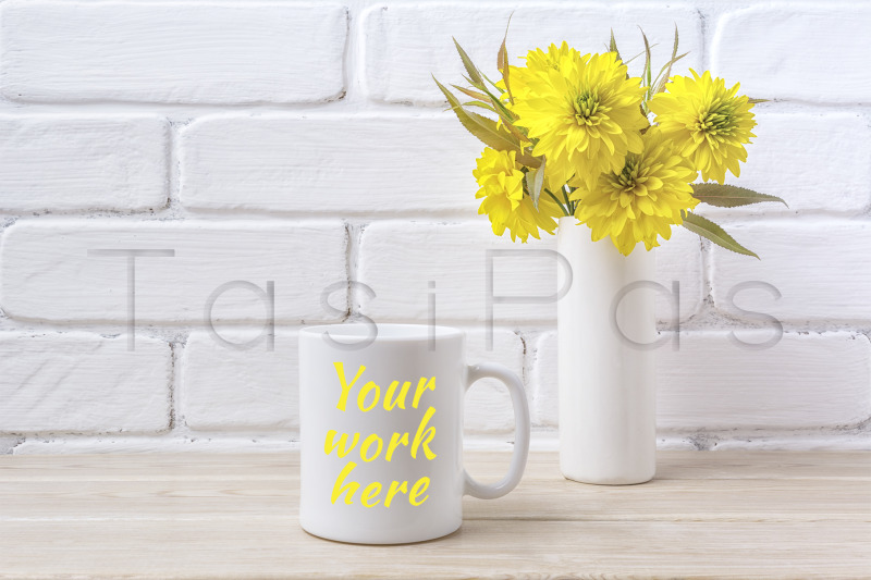 white-coffee-mug-mockup-with-golden-ball-flower