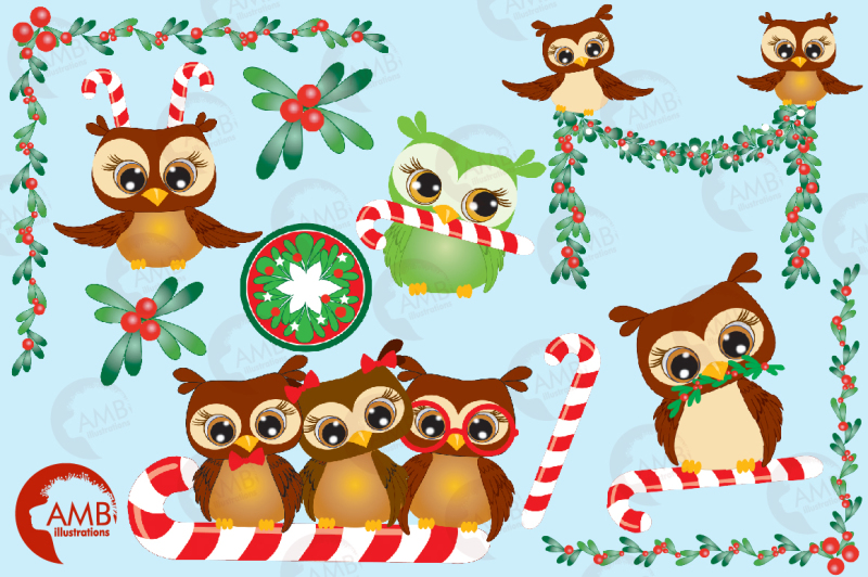 christmas-owls-cliparts-amb-278