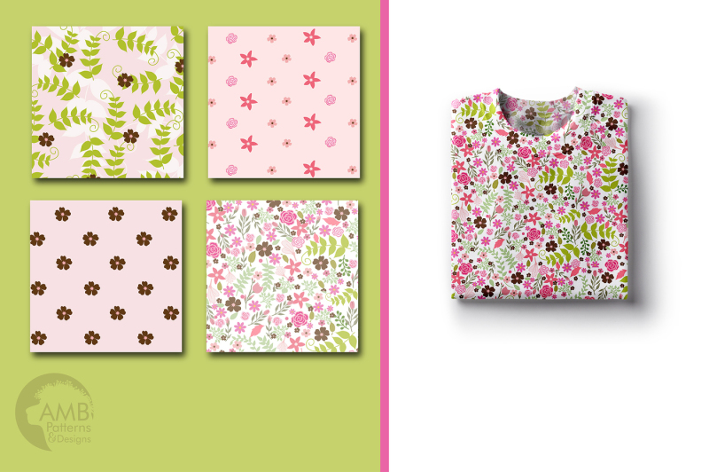 mom-s-paper-patterns-floral-pink-papers-amb-873