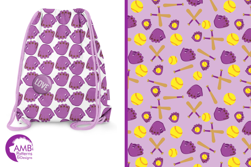 softball-purple-surface-patterns-softball-papers-amb-962