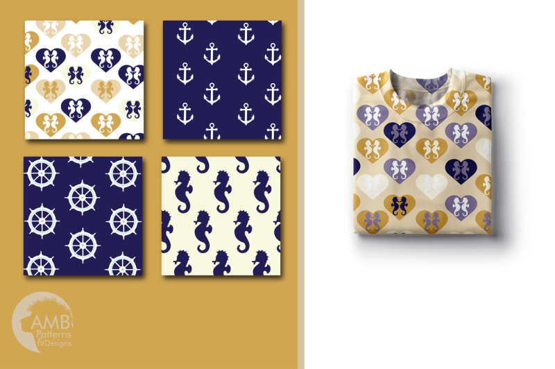 gold-and-navy-nautical-surface-patterns-gold-and-navy-papers-amb-563