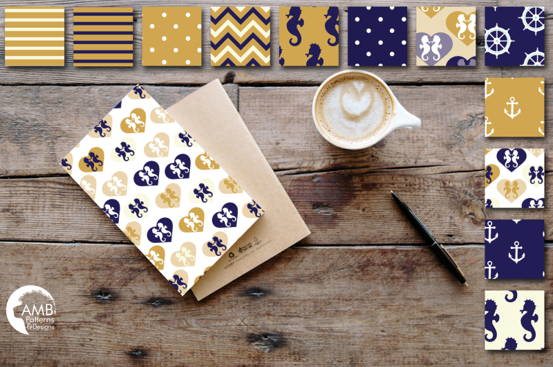 gold-and-navy-nautical-surface-patterns-gold-and-navy-papers-amb-563