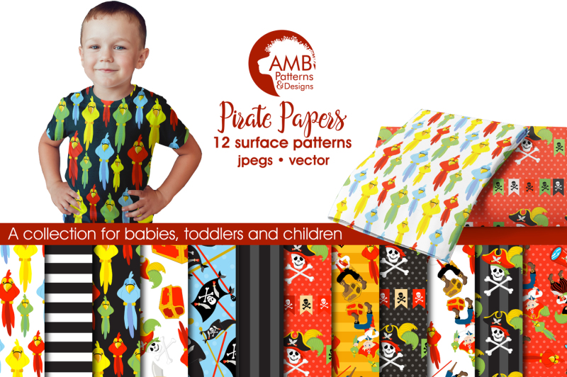 pirate-surface-patterns-pirate-papers-amb-179