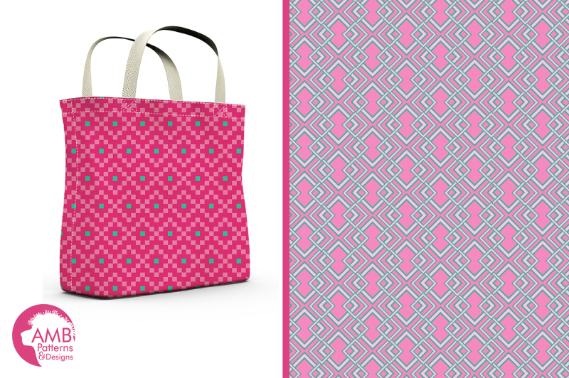 pink-trival-squares-patterns-pink-and-teal-geometric-papers-amb-1082