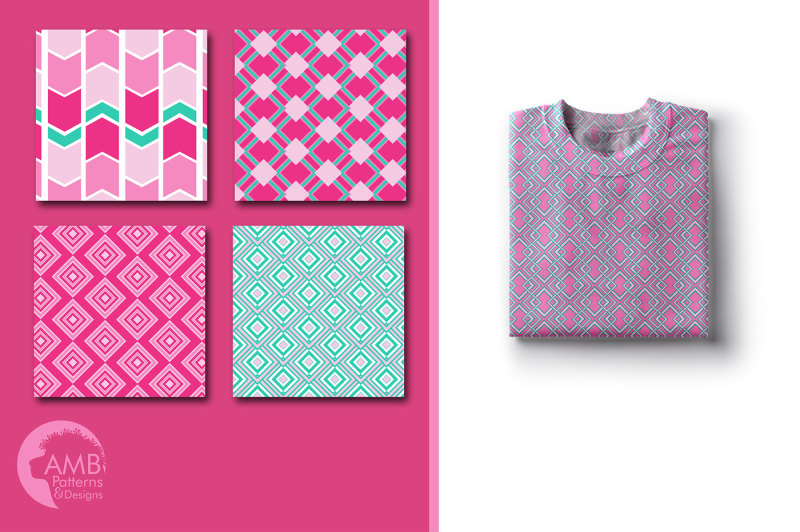 pink-trival-squares-patterns-pink-and-teal-geometric-papers-amb-1082