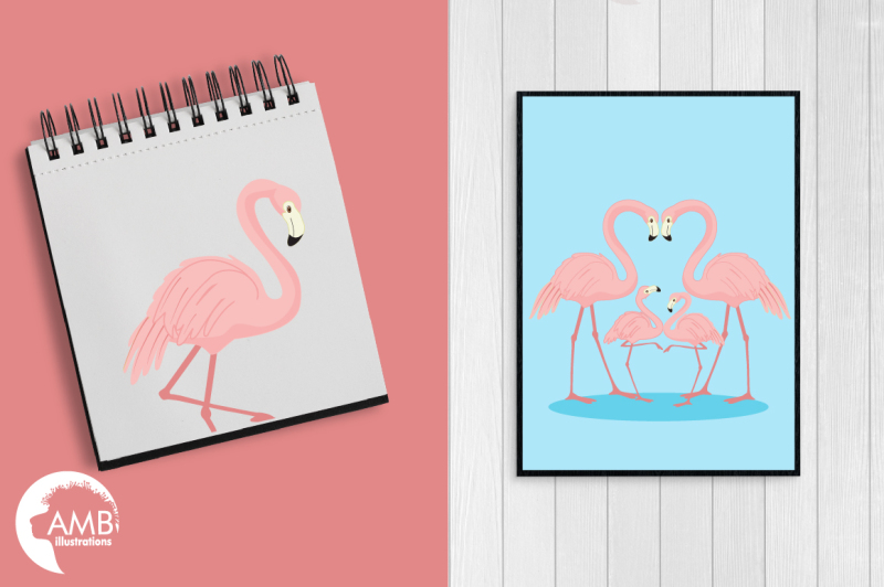 flamingo-family-cliparts-flamingos-cliparts-amb-1037