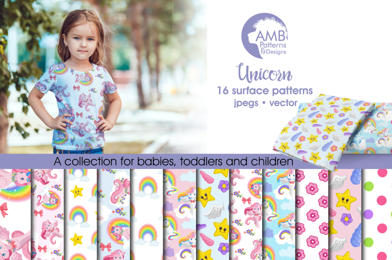 unicorn-patterns-magical-unicorn-papers-amb-1384