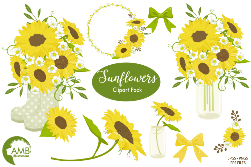 sunflowers-cliparts-amb-1416