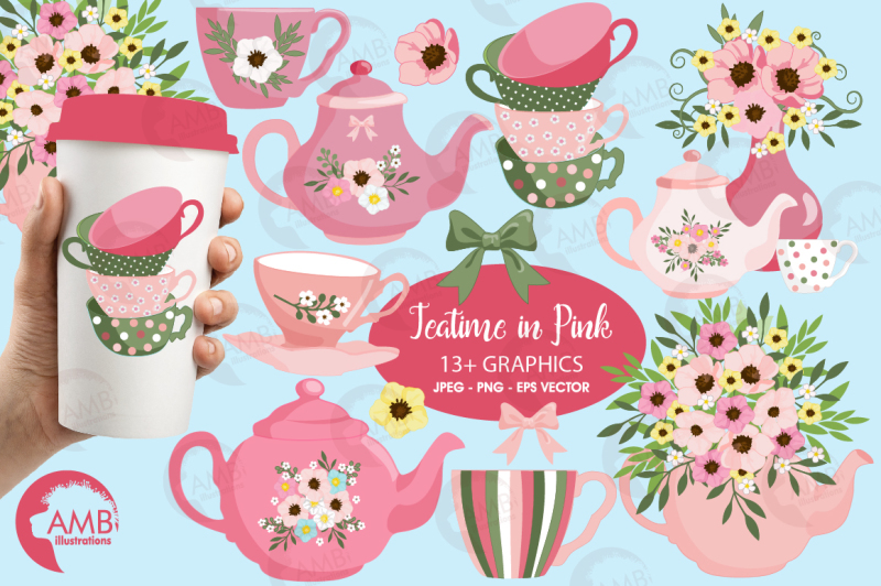 teatime-in-pink-cliparts-teatime-cliparts-amb-1981