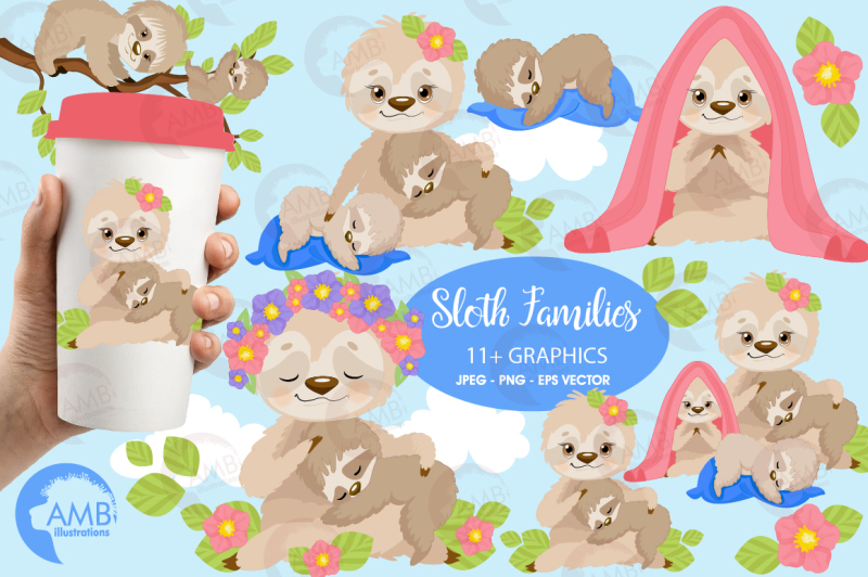 sloth-family-cliparts-amb-2201