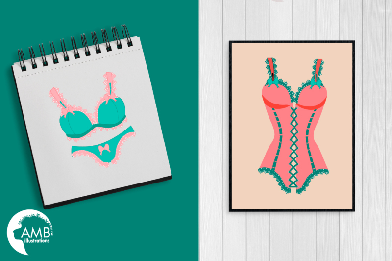 wonderland-lingerie-cliparts-pink-and-green-lingerie-clipart-amb-2215