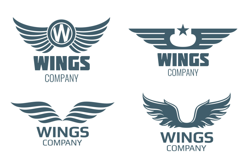 vector-wings-logo-set