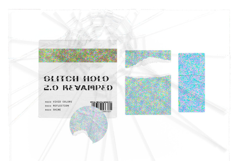 glitch-holographic-foil-textures