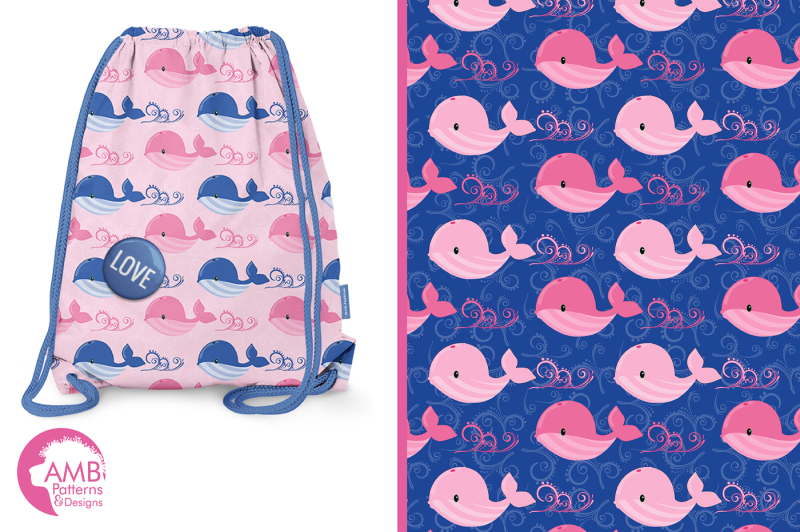 pink-whales-patterns-nautical-girl-papers-amb-1597