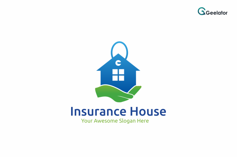 insurance-house-logo-template